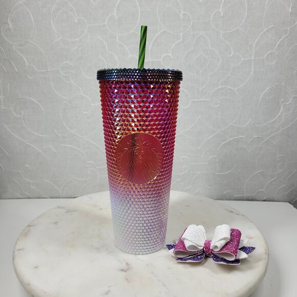 Starbucks 2023 Philippines Dragonfruit Studded Tropical Bling Venti Pink New - Picture 1 of 16